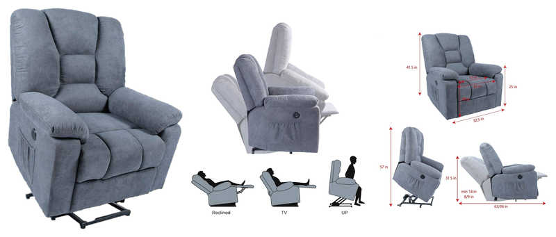 Oneinmil Electrical Power Lift Recliner