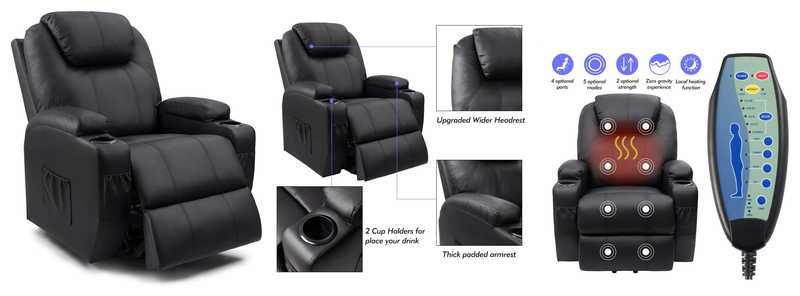 Homall Recliner chair with Massage