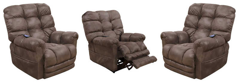 Catnapper Power Lift Recliner With Extended Footrest In Dusk Finish