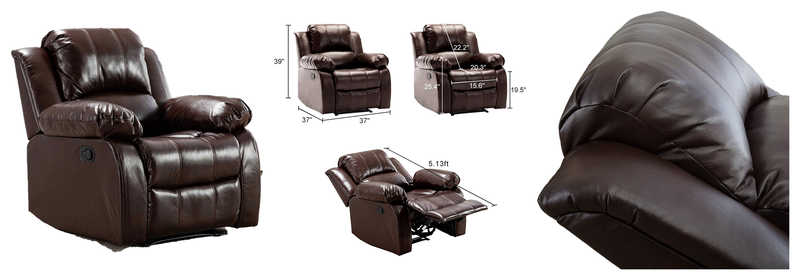 Overstuffed Lazy Boy Recliner With Home Theatre Seating