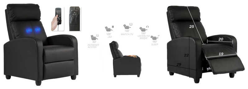 Front Room Massage Recliner Chair